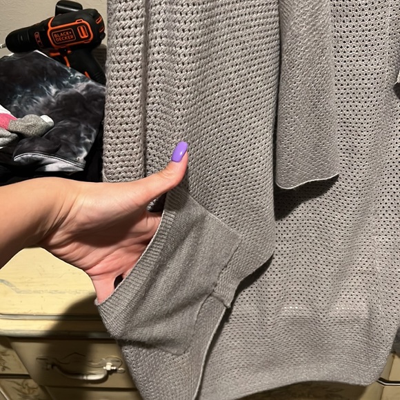 Sweet Romeo open bat sleeve slouchy cardigan - Picture 5 of 7